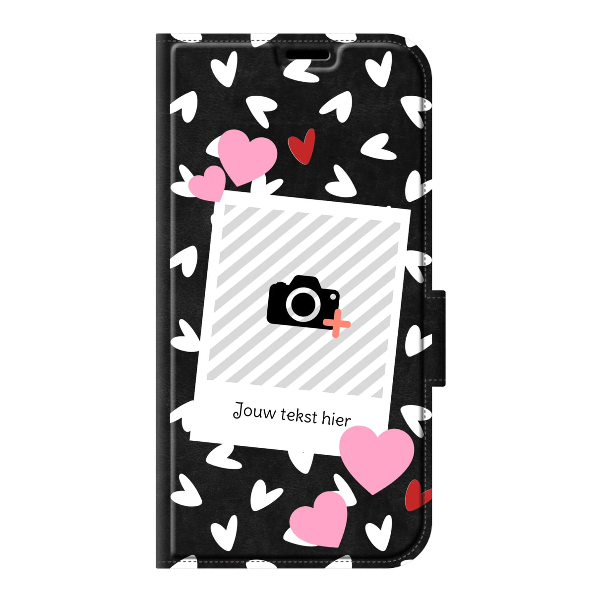 Hearts & Foto - Telefoonhoesje Met Foto