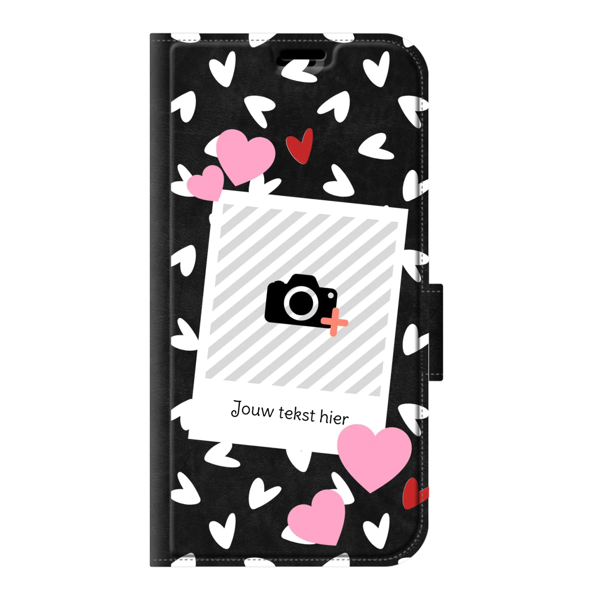 Hearts & Foto - Telefoonhoesje Met Foto