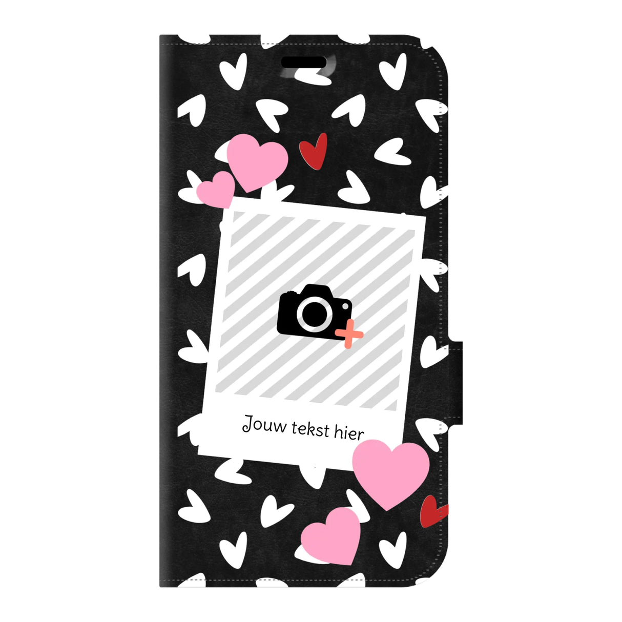 Hearts & Foto - Telefoonhoesje Met Foto