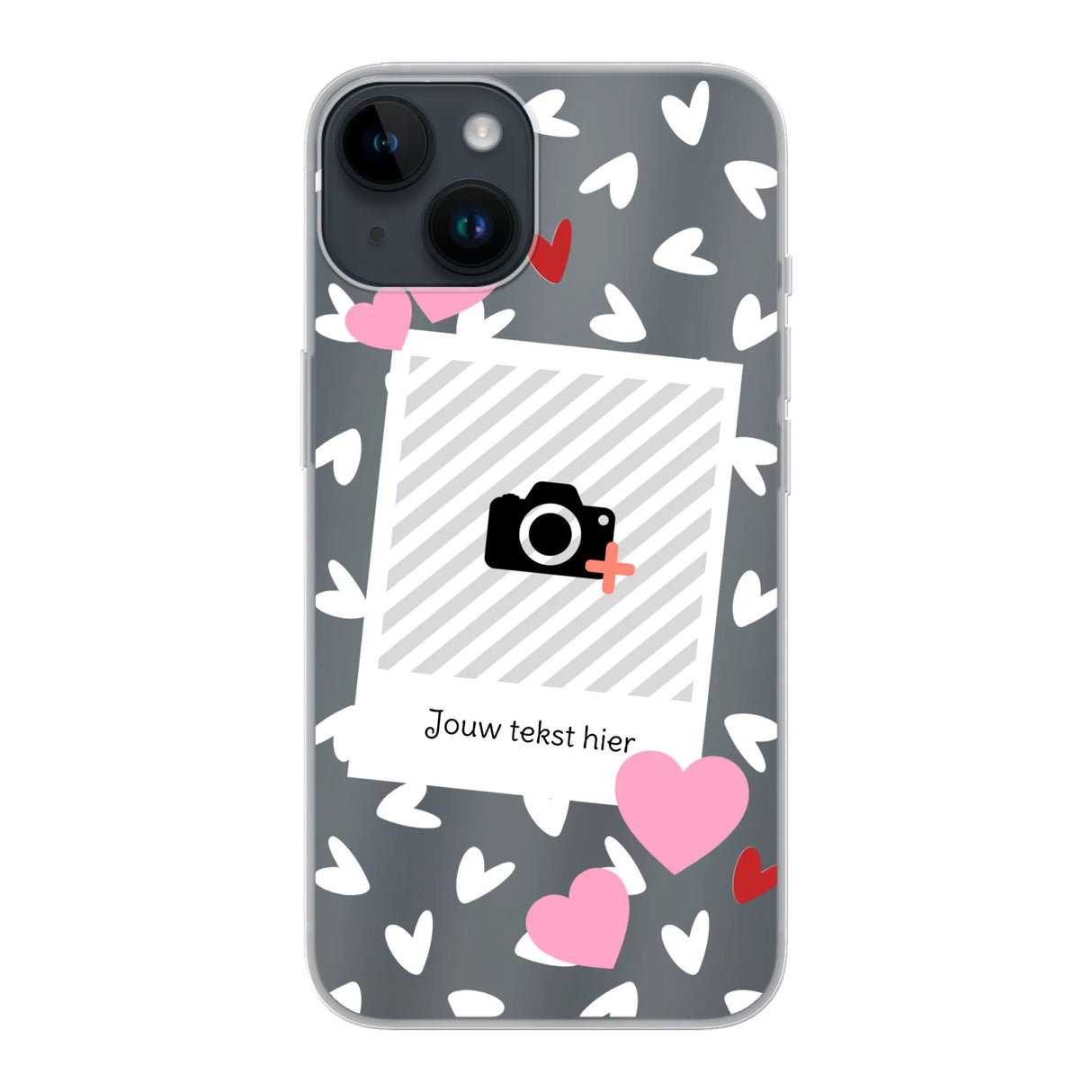 Hearts & Foto - Telefoonhoesje Met Foto