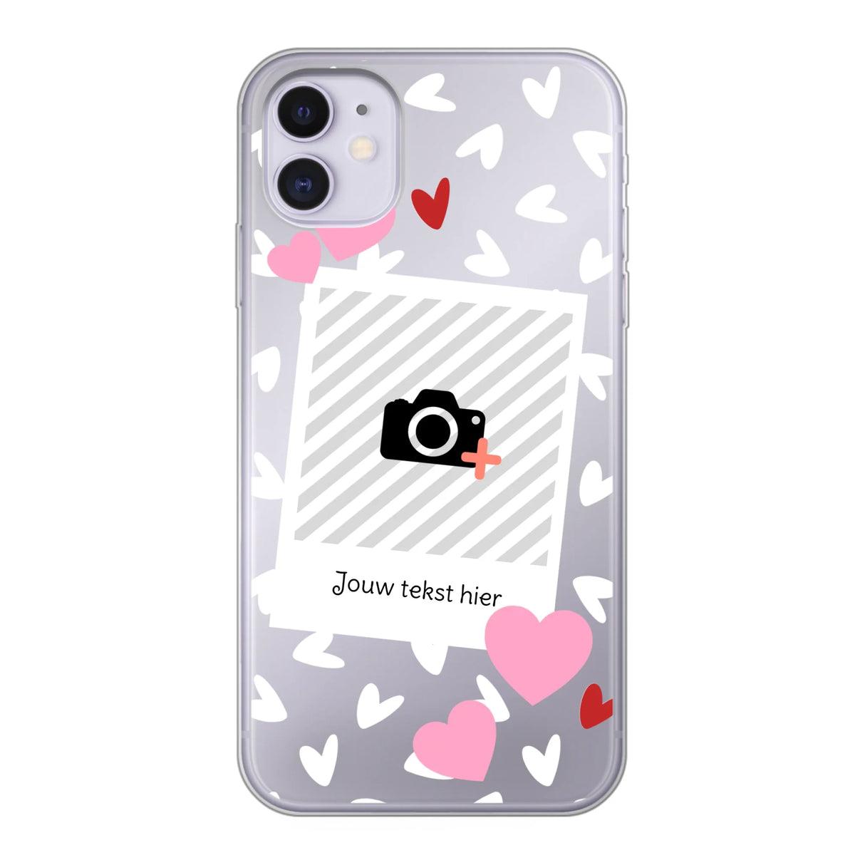 Hearts & Foto - Telefoonhoesje Met Foto