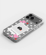 fotohoesje met hartjes en liefde