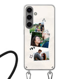 Samsung Galaxy S24 Plus Crossbody case (back printed, transparent)