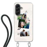Samsung Galaxy A56 Crossbody case (back printed, transparent)
