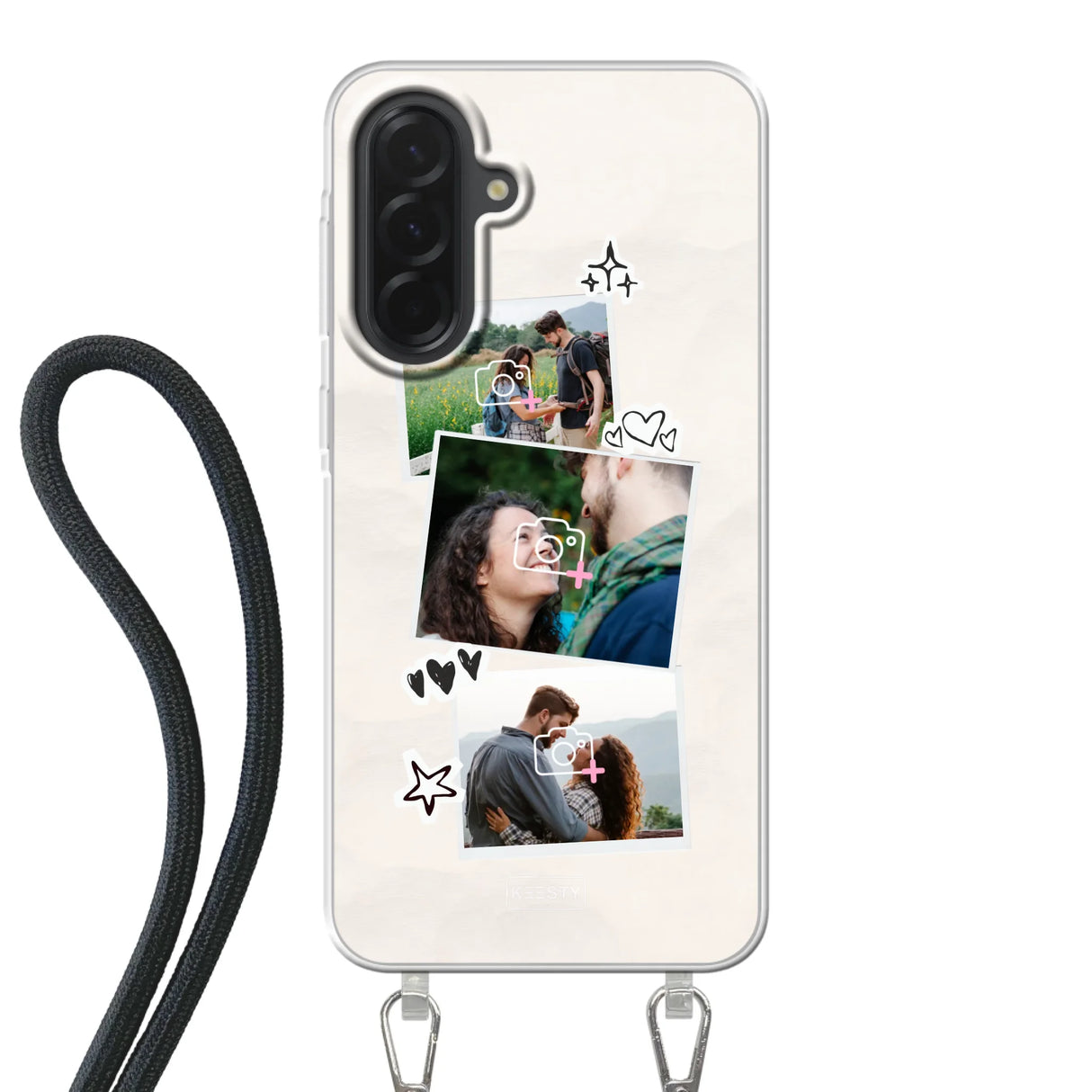 Samsung Galaxy A36 Crossbody case (back printed, transparent)