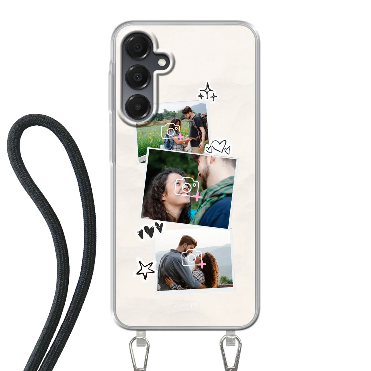 Samsung Galaxy A16: A16 5G Crossbody case (back printed, transparent)