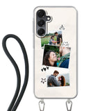 Samsung Galaxy A16: A16 5G Crossbody case (back printed, transparent)