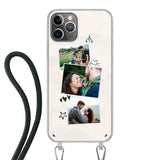 Apple iPhone 11 Pro Crossbody case (back printed, transparent)