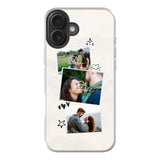 Apple iPhone 16 Plus hybrid case with magsafe back printed transparant