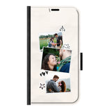 Apple iPhone 11 wallet case front printed zwart