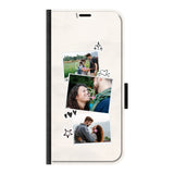 Apple iPhone 16 Pro Max wallet case front printed zwart
