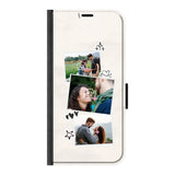 Apple iPhone 17 Pro Max wallet case front printed zwart