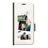 Apple iPhone 17 Pro wallet case front printed zwart