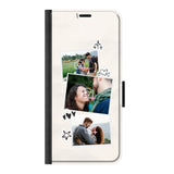 Samsung A56 5G wallet case front printed zwart