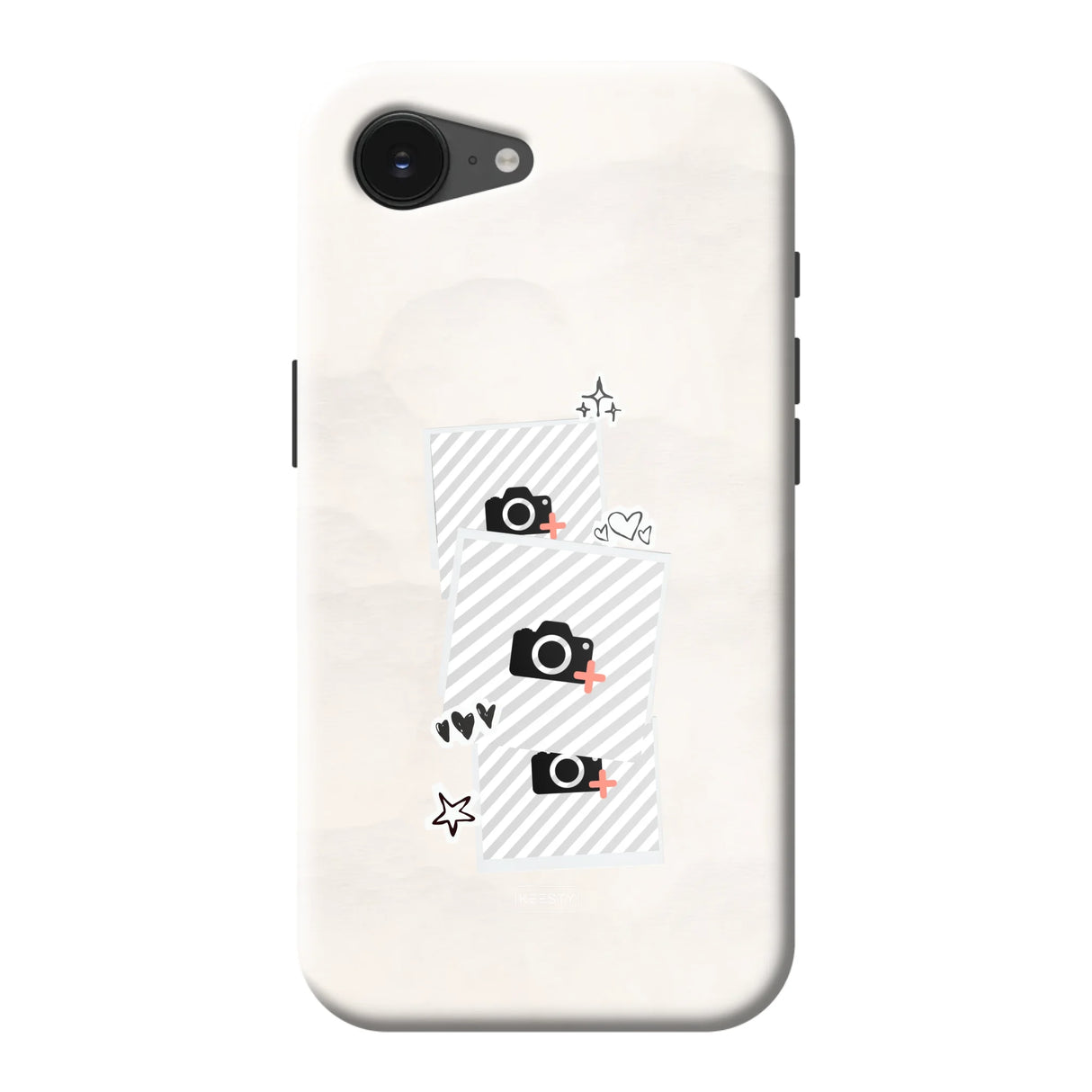 Telefoonhoesje personaliseren Apple iPhone 16e MagSafe Tough ca(fully printed, black insert)se