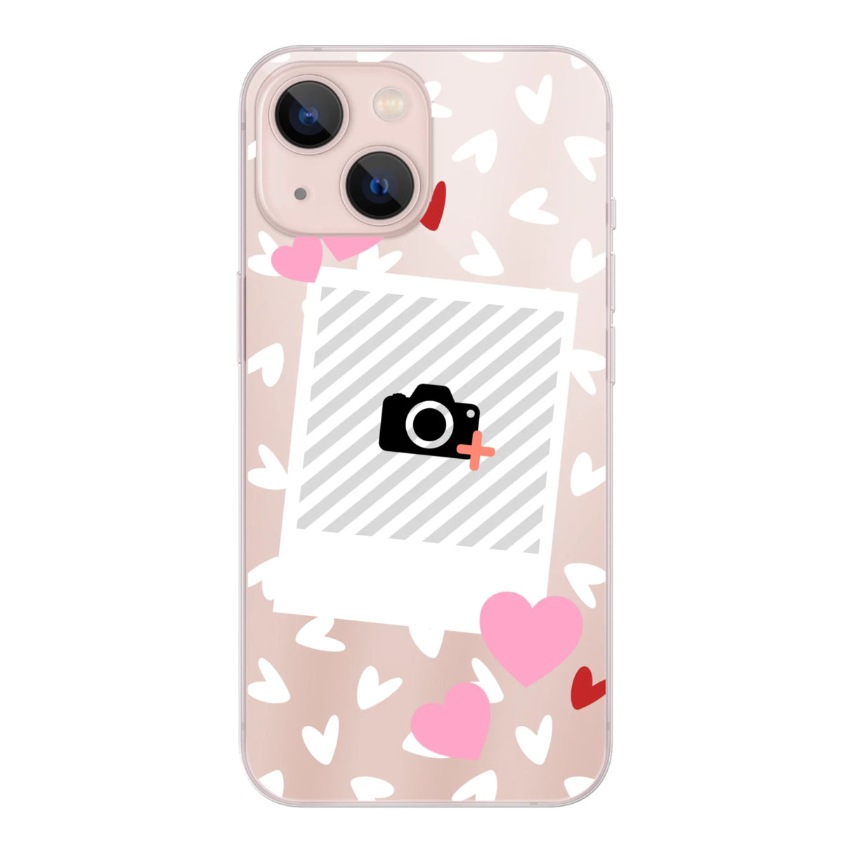 Hearts & Foto - Telefoonhoesje Met Foto
