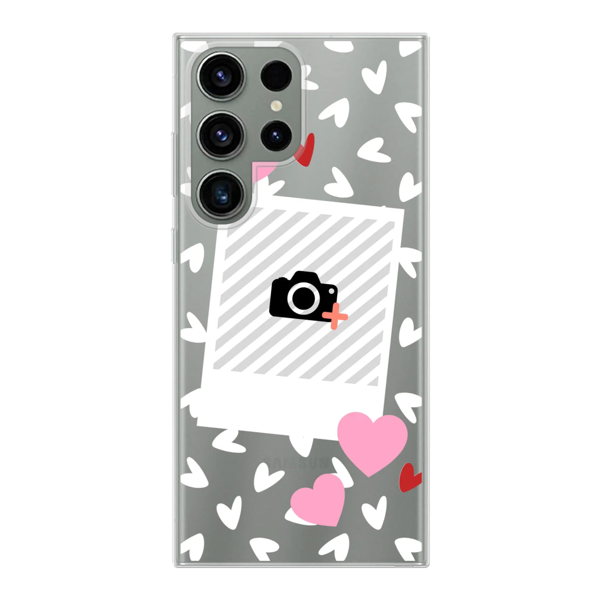 Hearts & Foto - Telefoonhoesje Met Foto