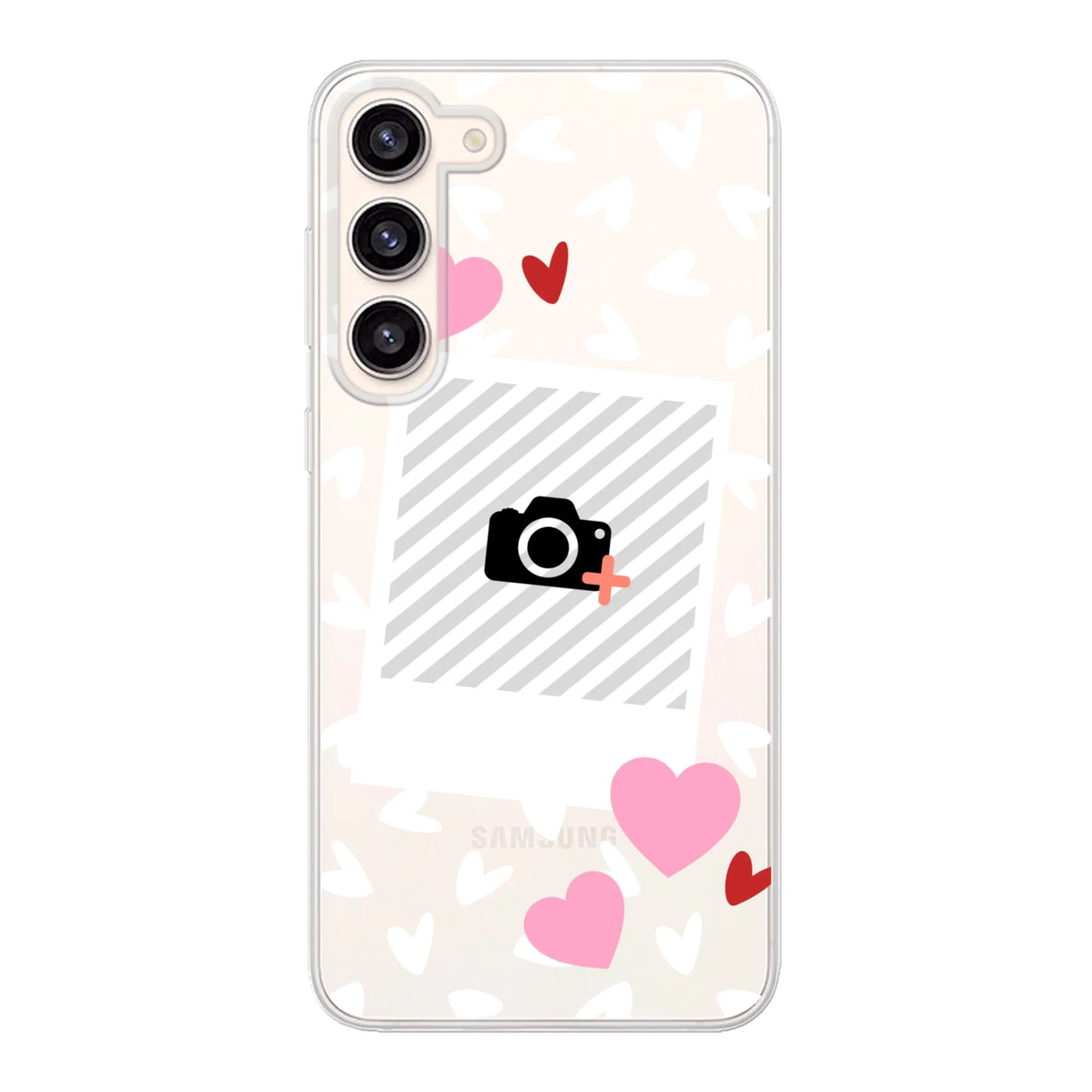Hearts & Foto - Telefoonhoesje Met Foto