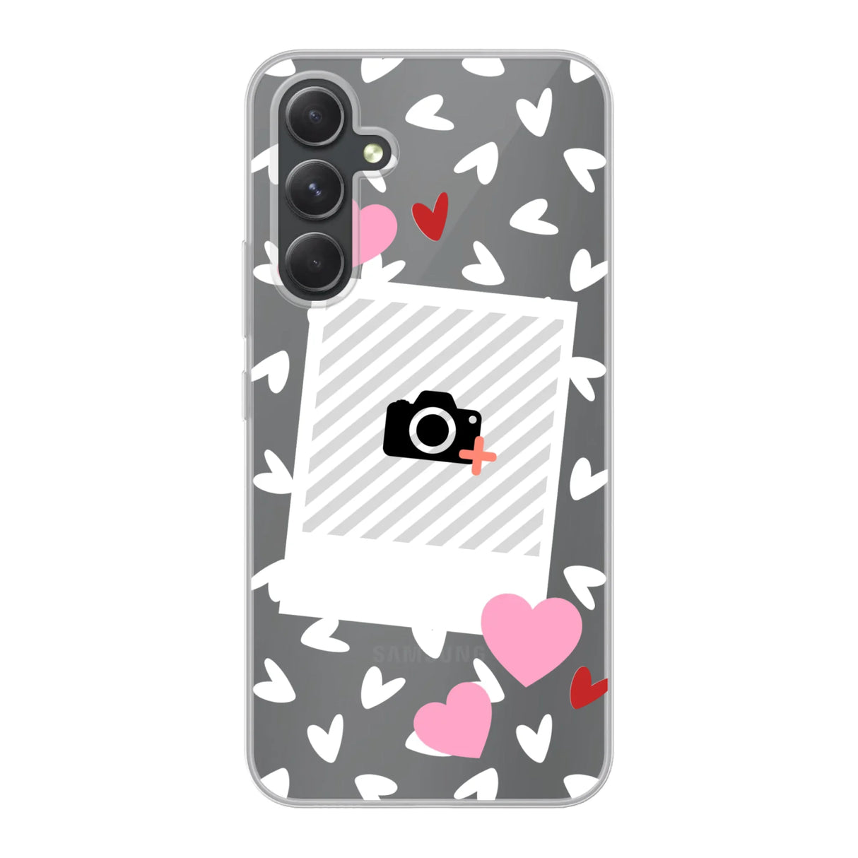Hearts & Foto - Telefoonhoesje Met Foto