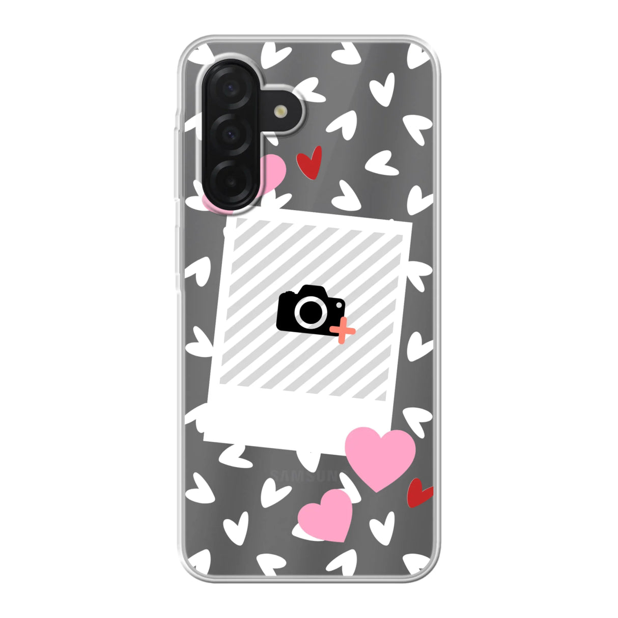 Hearts & Foto - Telefoonhoesje Met Foto