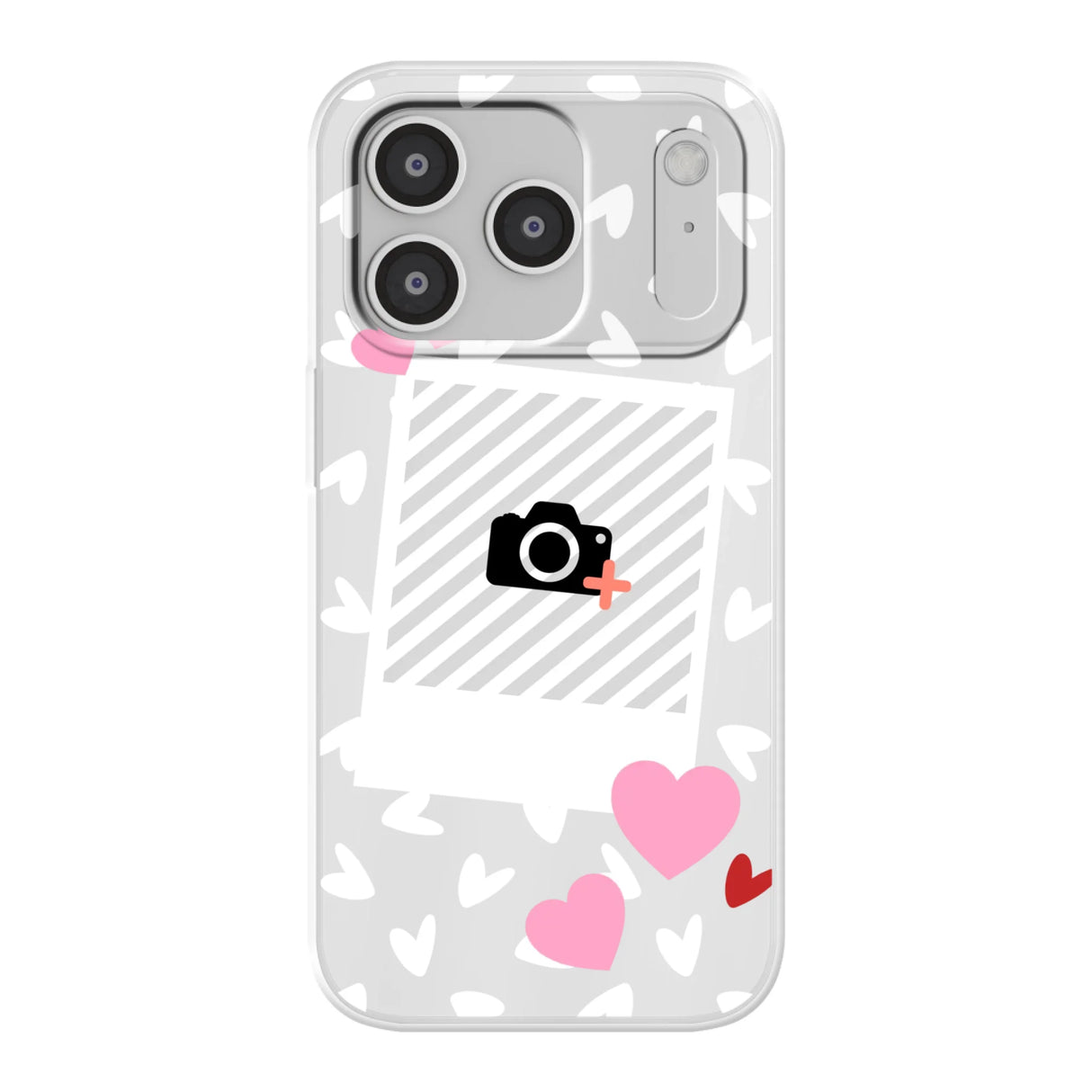 Hearts & Foto - Telefoonhoesje Met Foto
