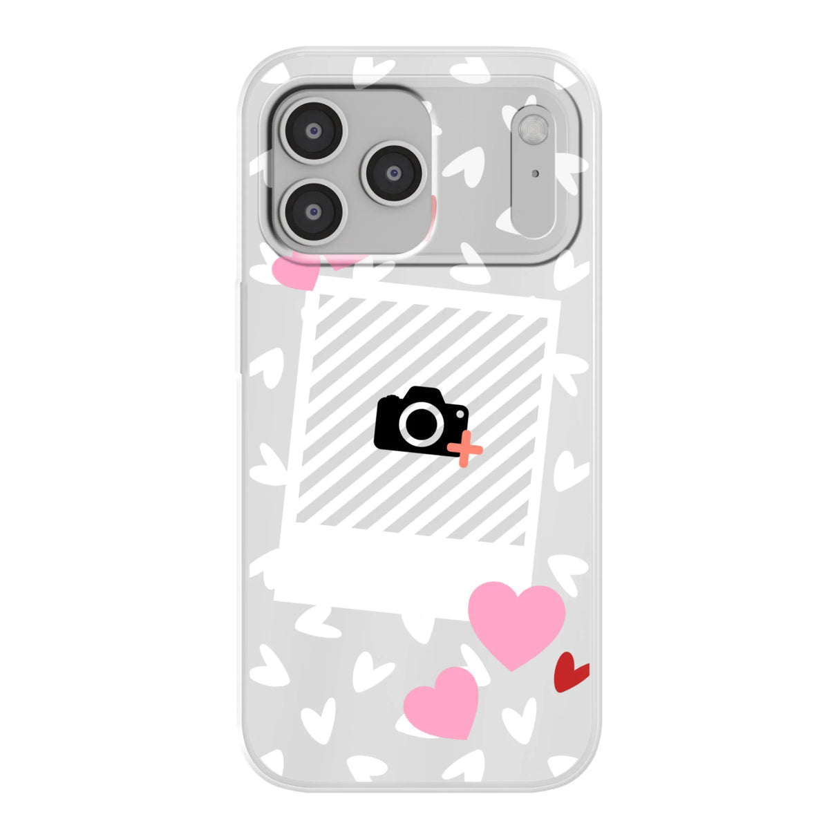 Hearts & Foto - Telefoonhoesje Met Foto