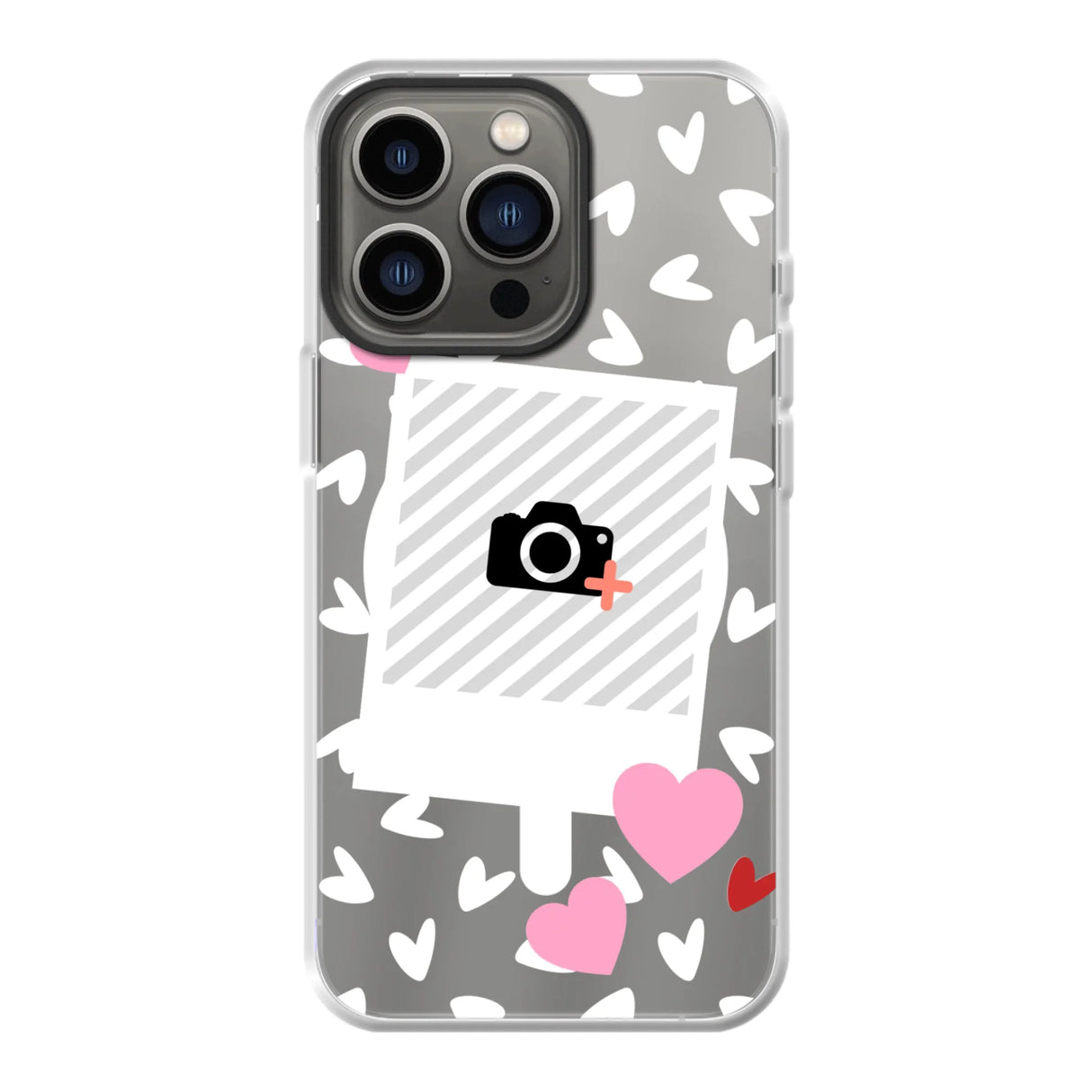 Hearts & Foto - Telefoonhoesje Met Foto