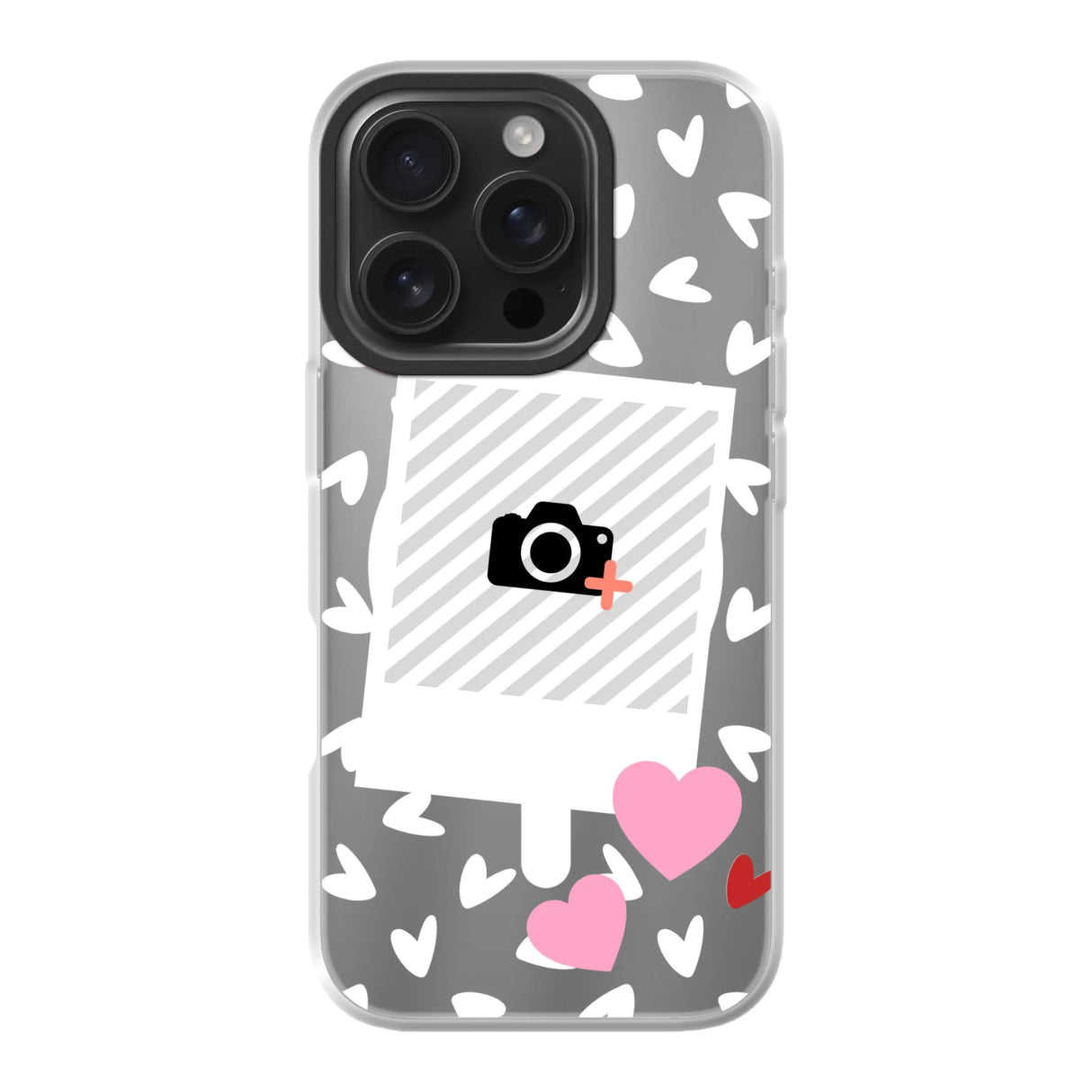 Hearts & Foto - Telefoonhoesje Met Foto