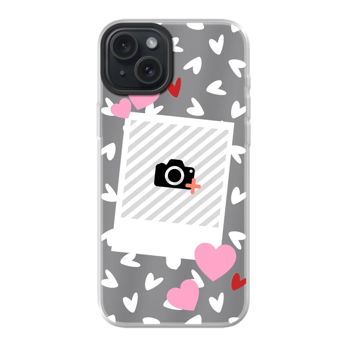 Hearts & Foto - Telefoonhoesje Met Foto