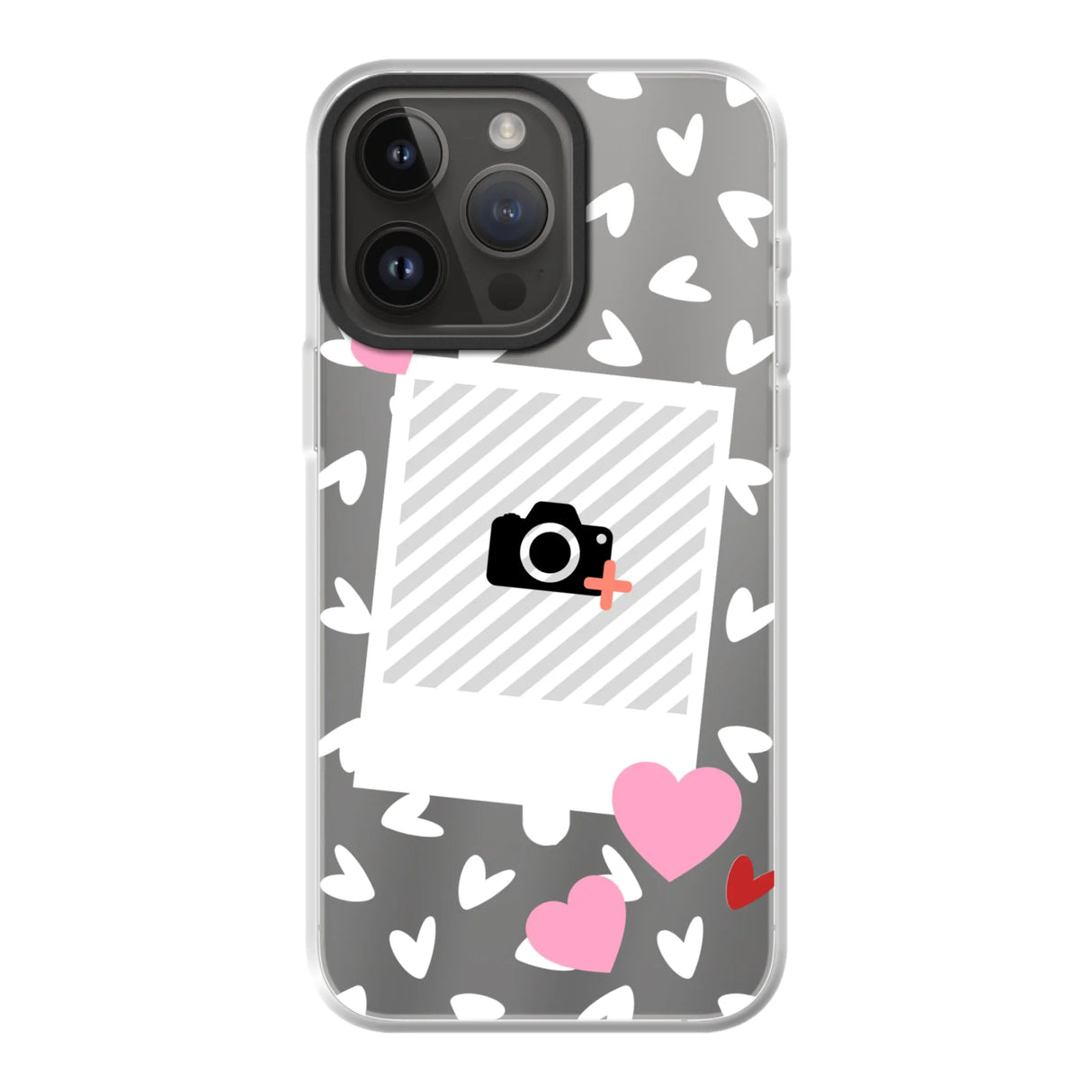 Hearts & Foto - Telefoonhoesje Met Foto