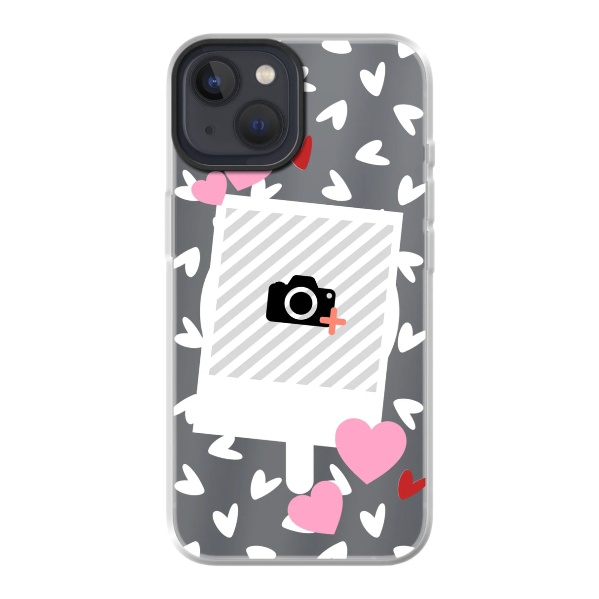 Hearts & Foto - Telefoonhoesje Met Foto