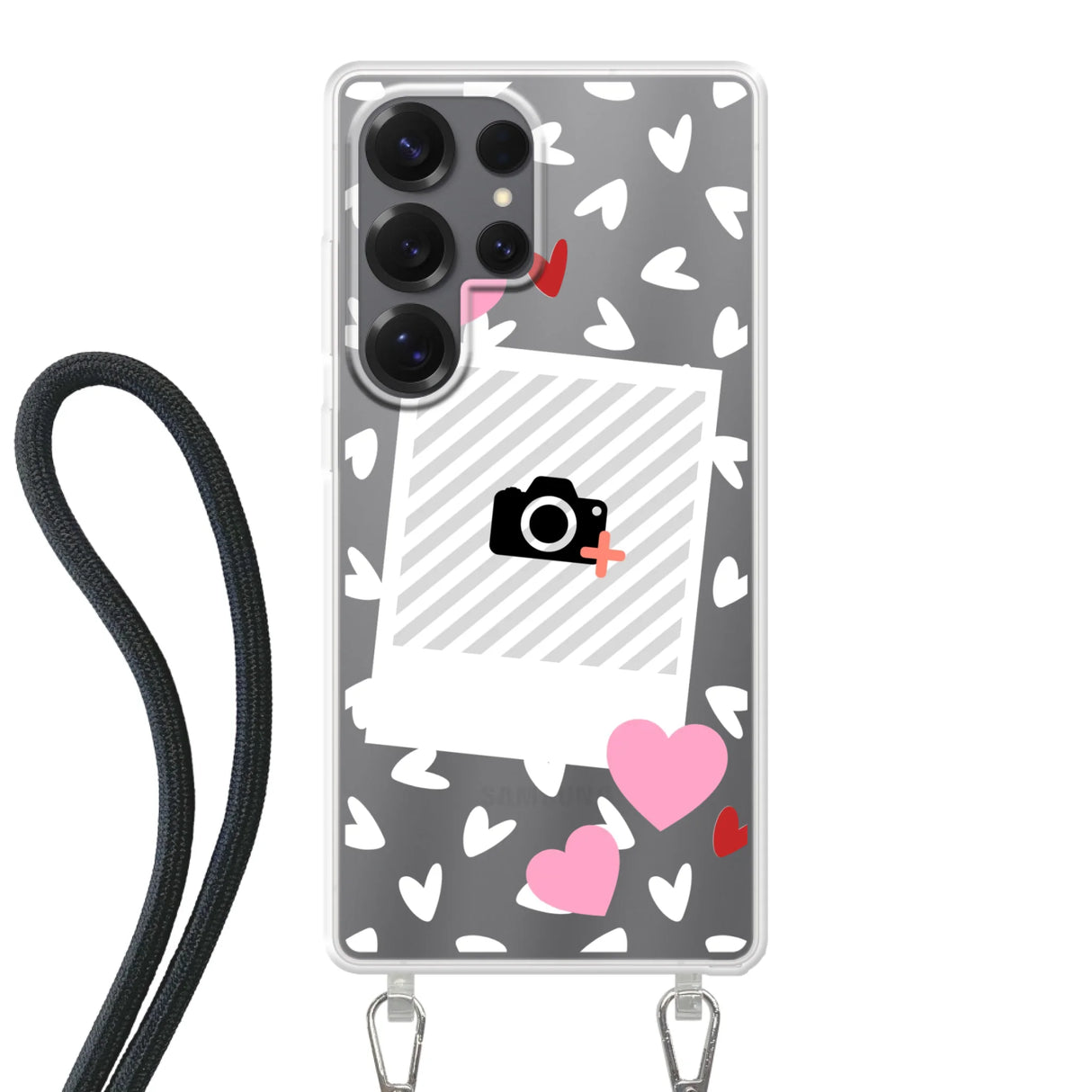 Hearts & Foto - Telefoonhoesje Met Foto