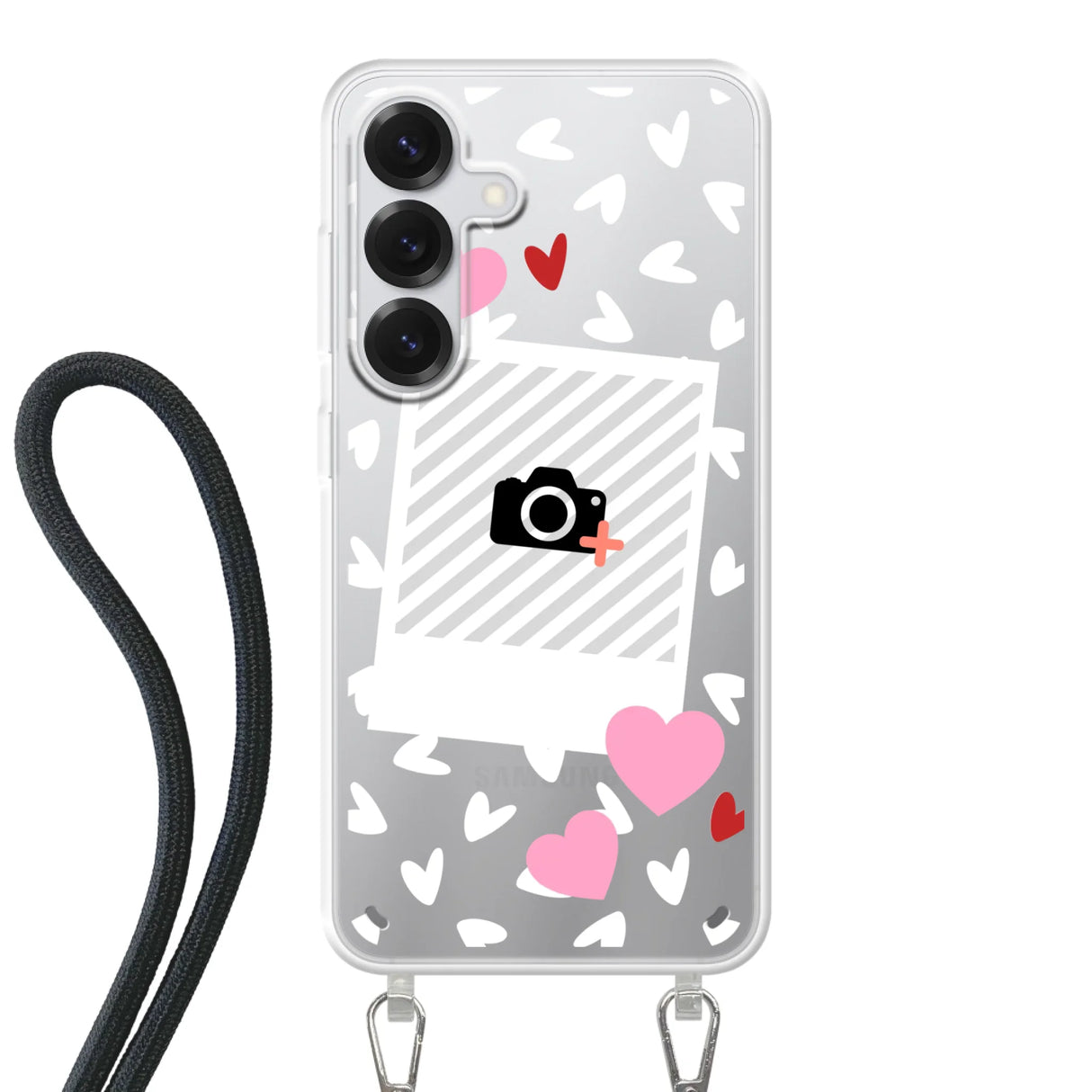 Hearts & Foto - Telefoonhoesje Met Foto