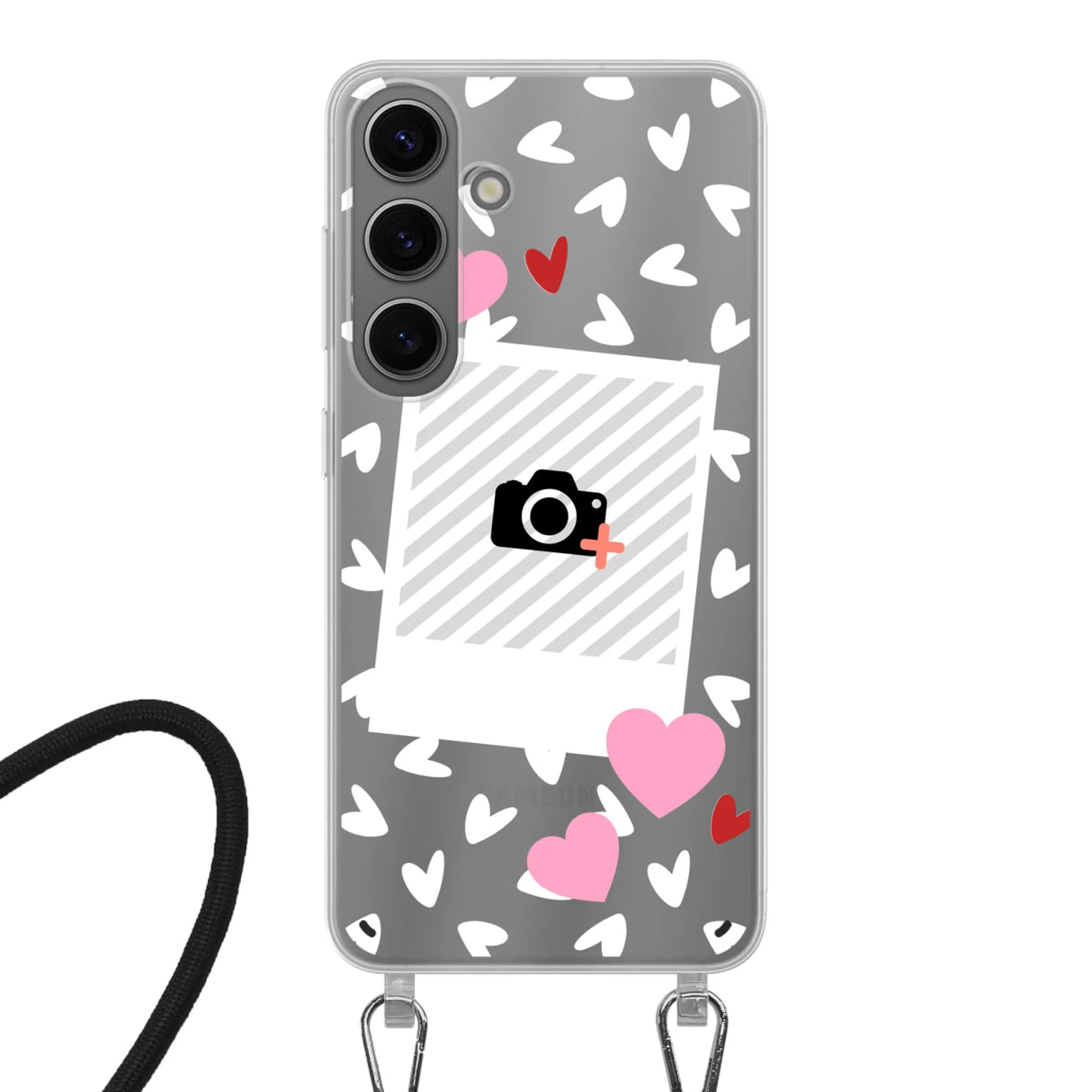 Hearts & Foto - Telefoonhoesje Met Foto