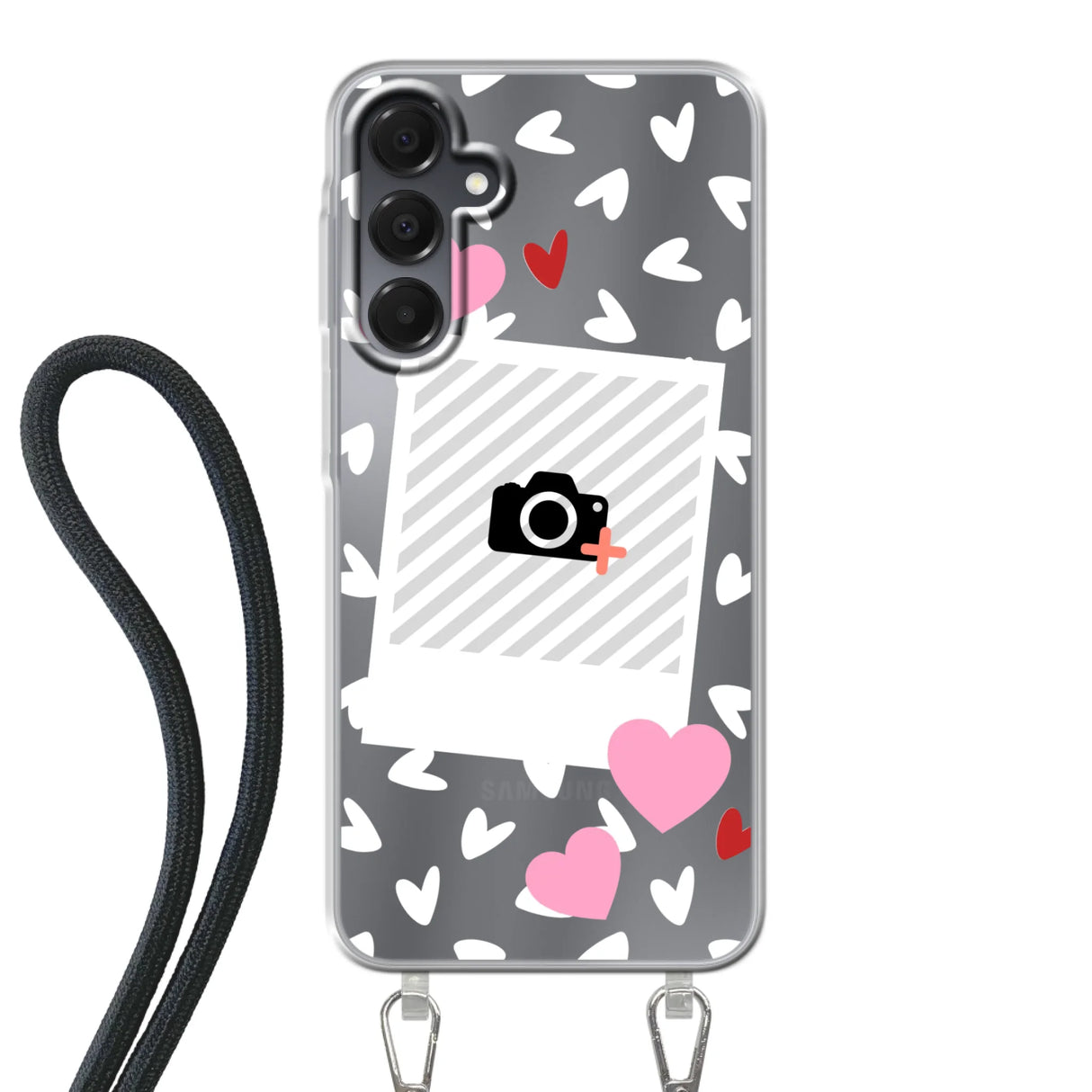 Hearts & Foto - Telefoonhoesje Met Foto