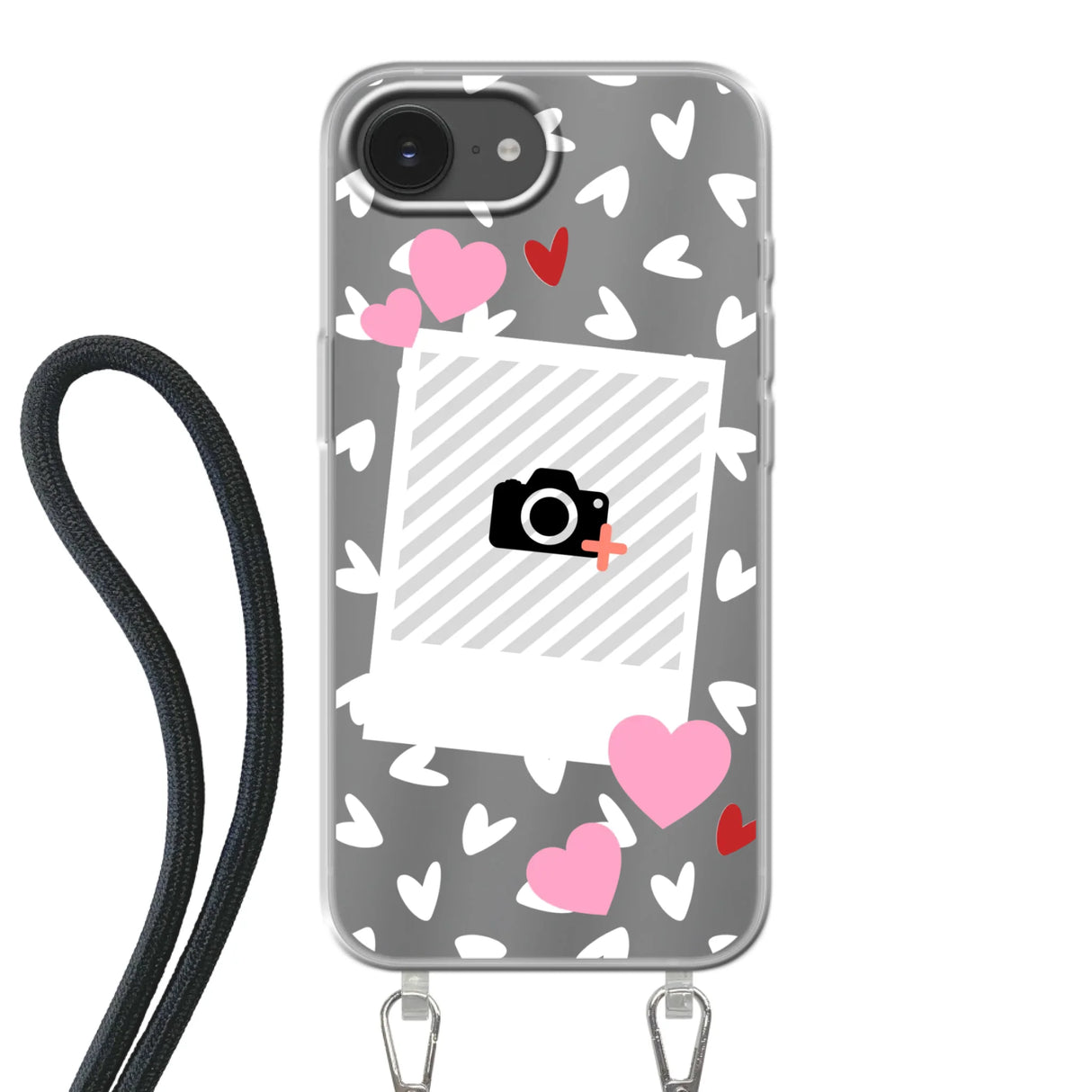 Hearts & Foto - Telefoonhoesje Met Foto
