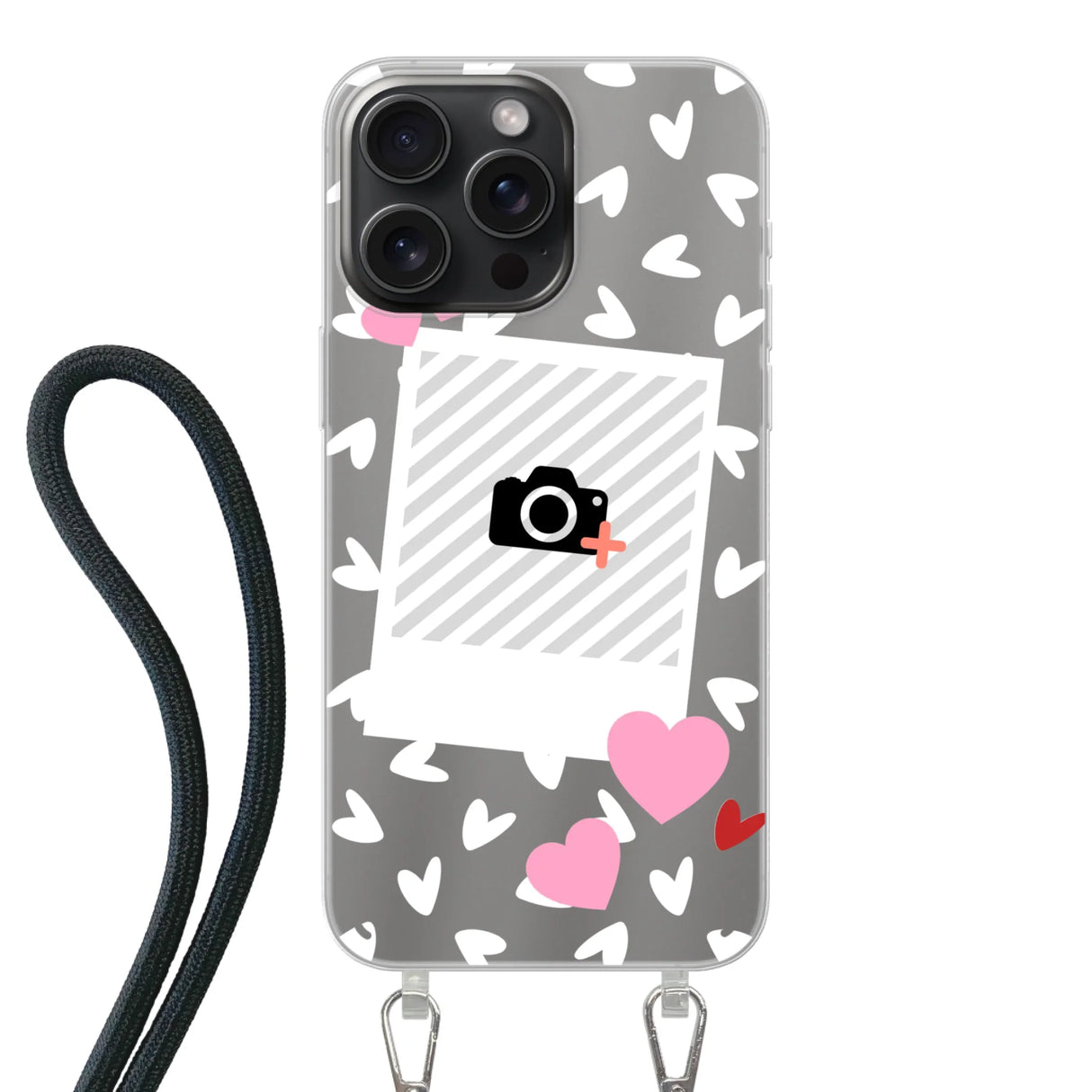 Hearts & Foto - Telefoonhoesje Met Foto