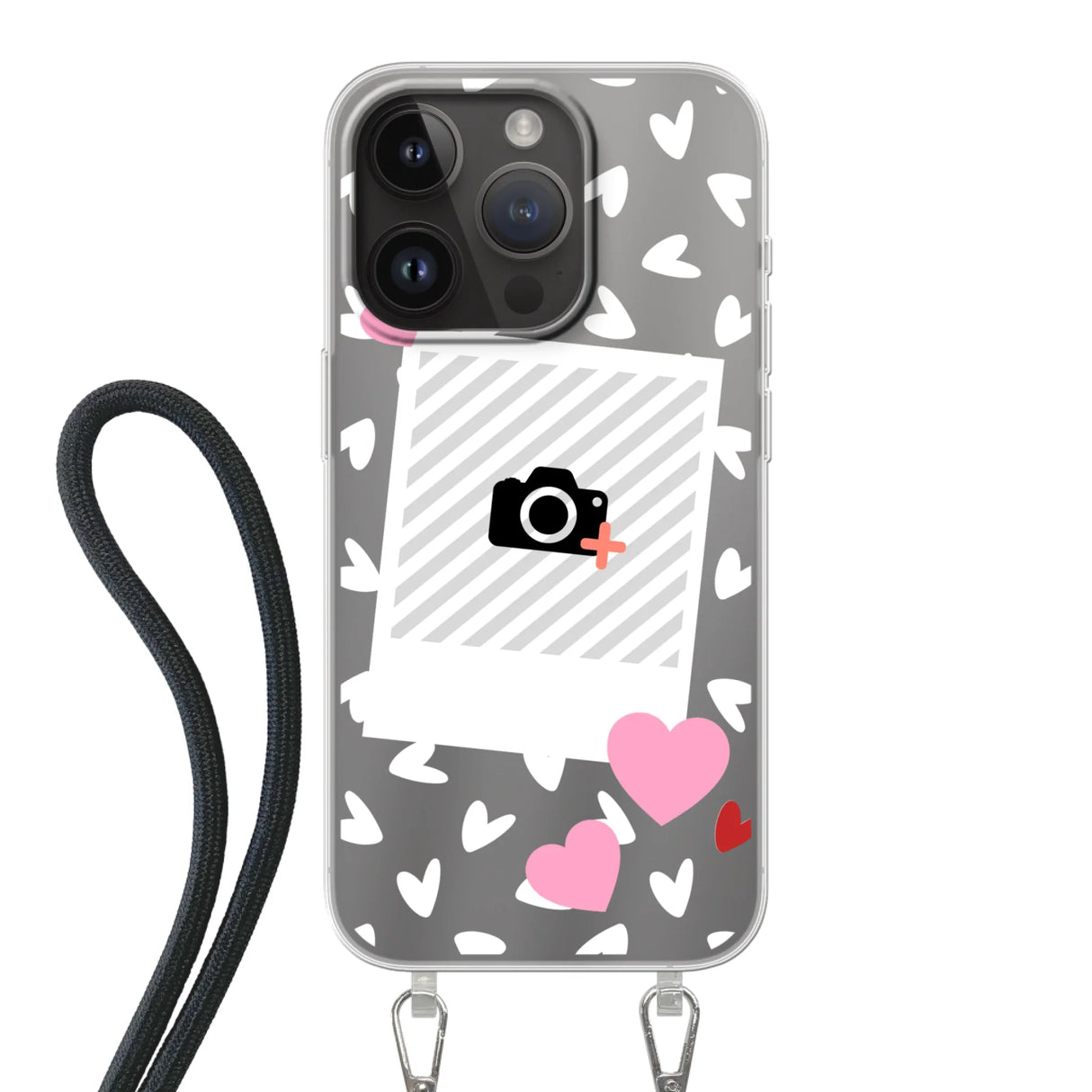 Hearts & Foto - Telefoonhoesje Met Foto
