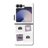Samsung Galaxy Z Flip6 - Galaxy Z Flip7 (fully printed, black insert)