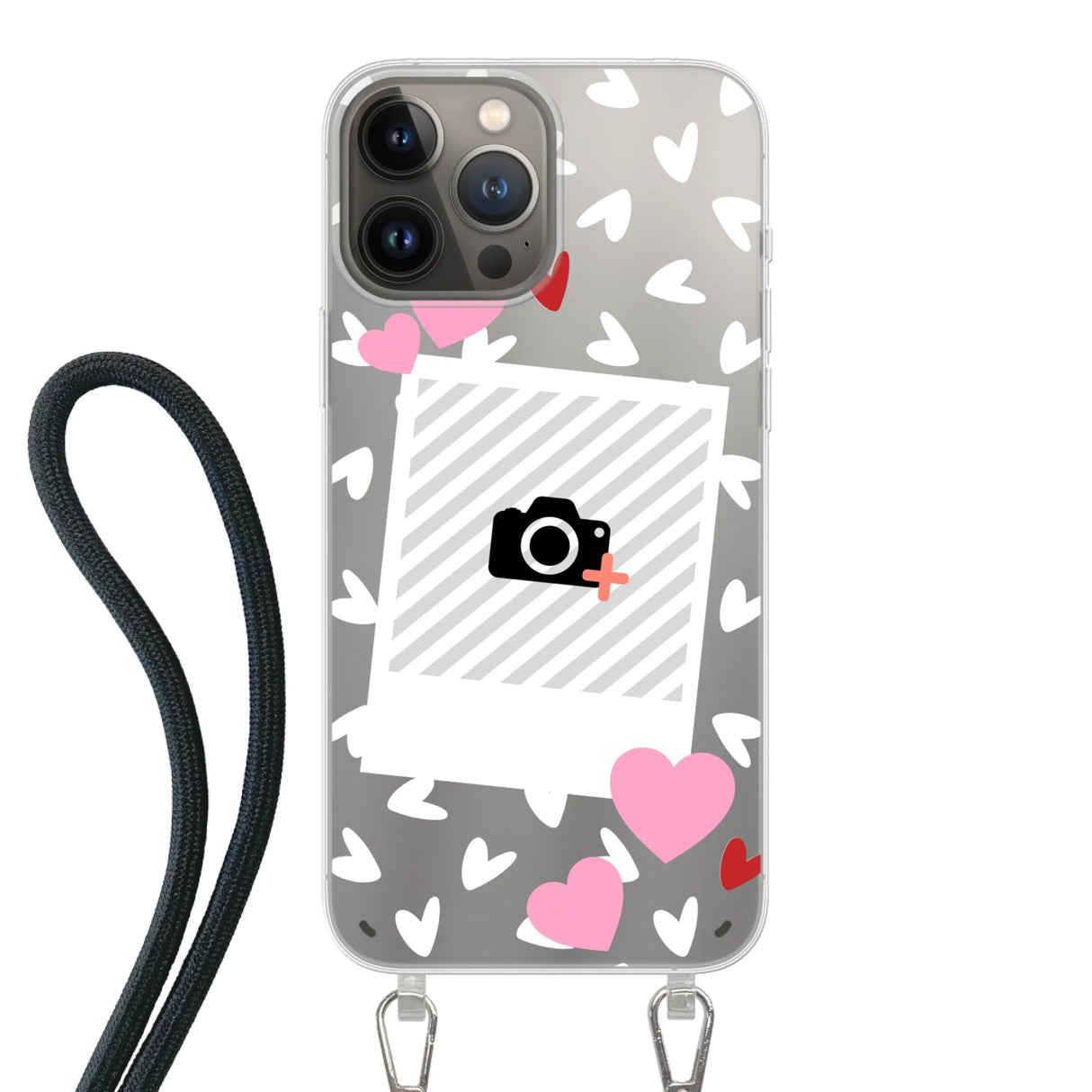 Hearts & Foto - Telefoonhoesje Met Foto