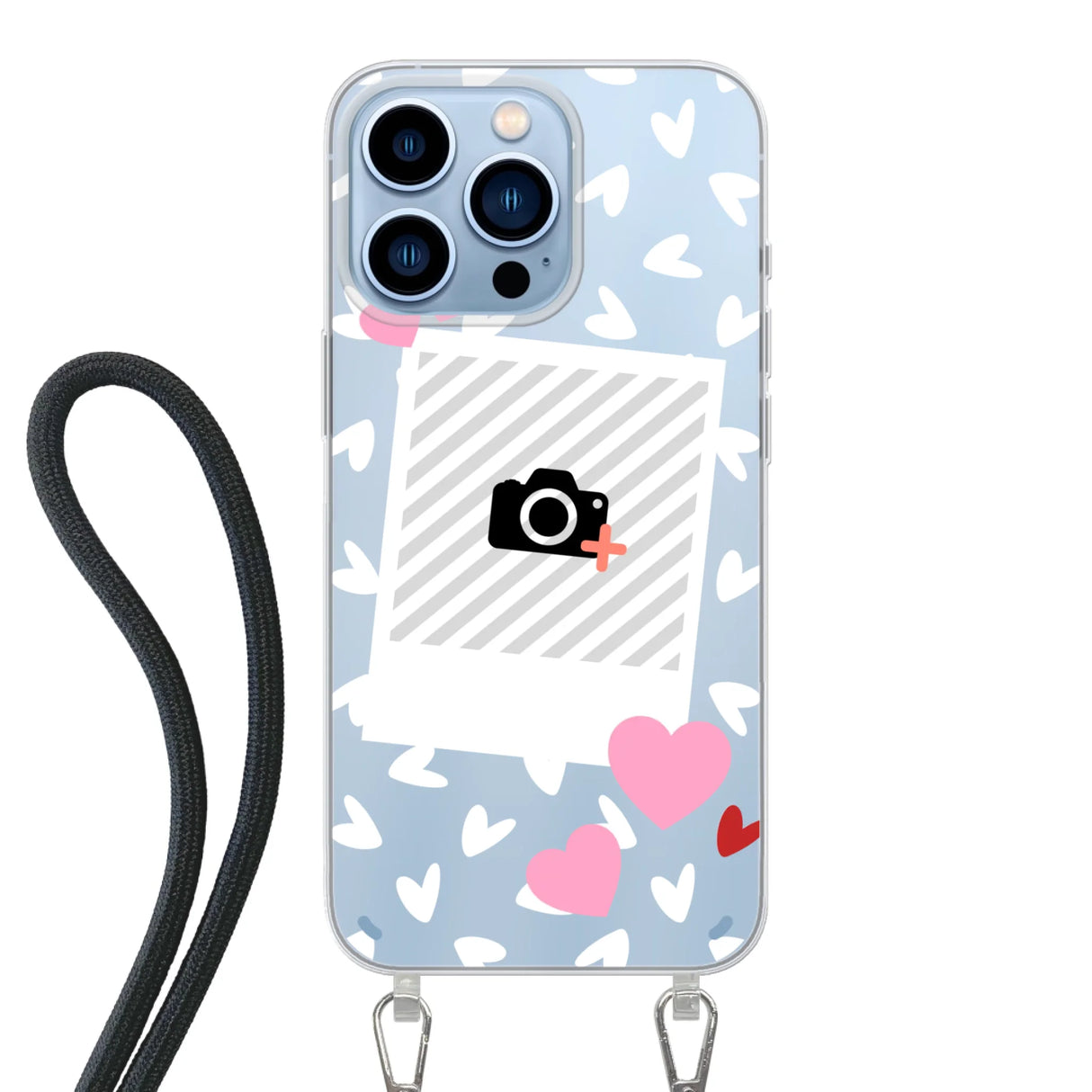 Hearts & Foto - Telefoonhoesje Met Foto