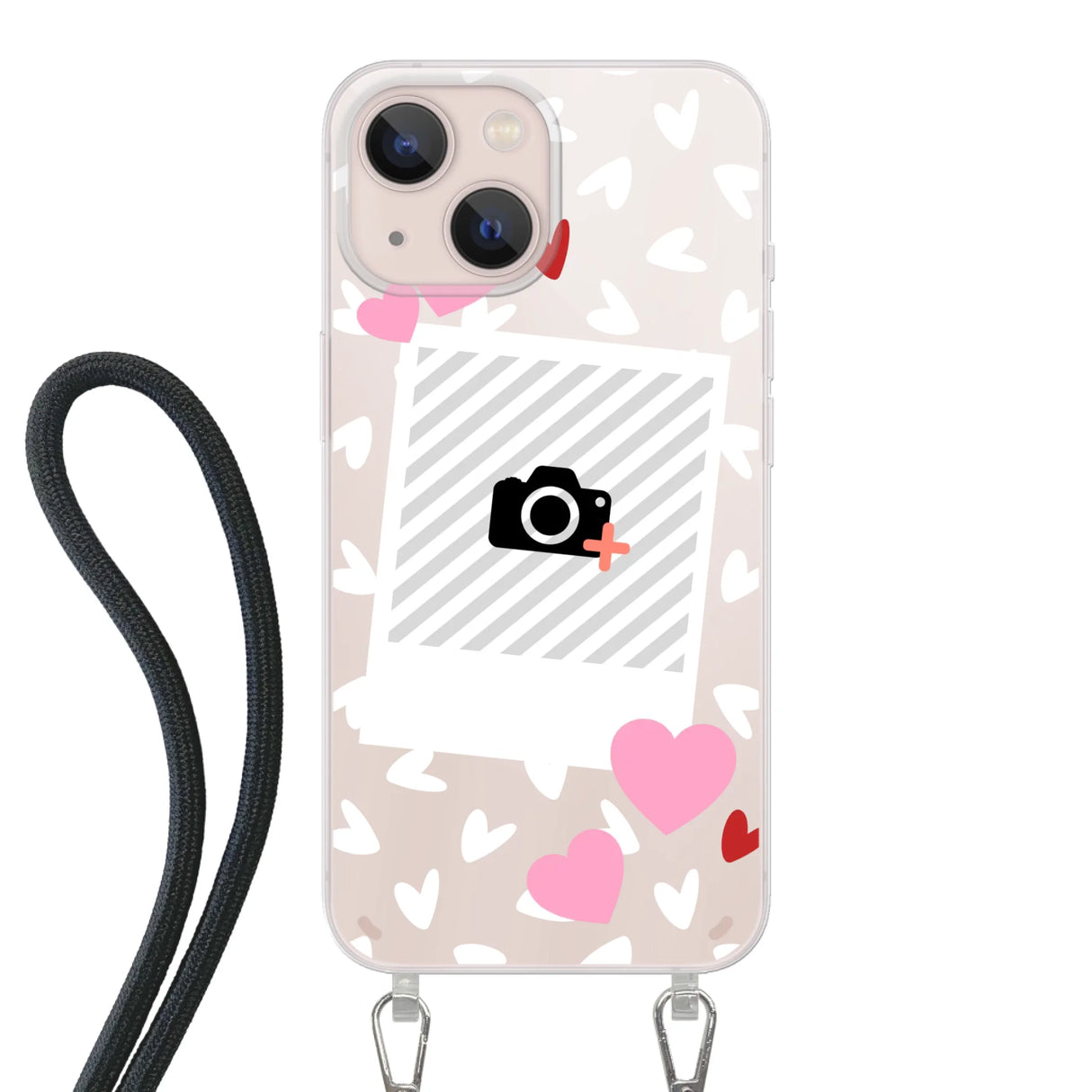 Hearts & Foto - Telefoonhoesje Met Foto
