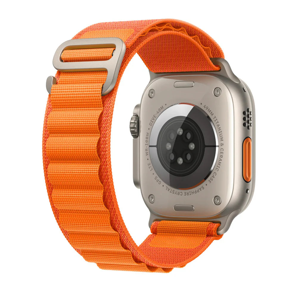 Apple Watch Bandje Nylon Strap Oranje - 38/40/41mm