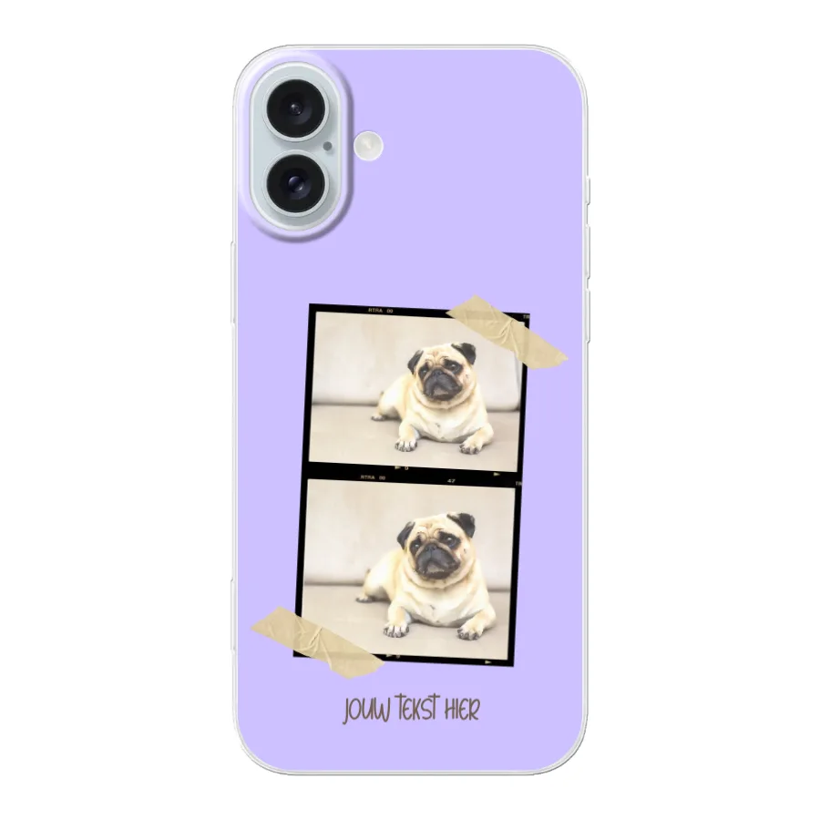 Filmrol °1 - Hoesje Maken - Soft hoesje - iPhone 16 Plus