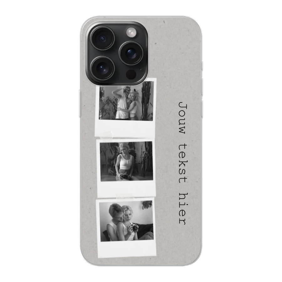 Filmrol °3 - Hoesje Maken - Soft hoesje -  iPhone 15 Plus