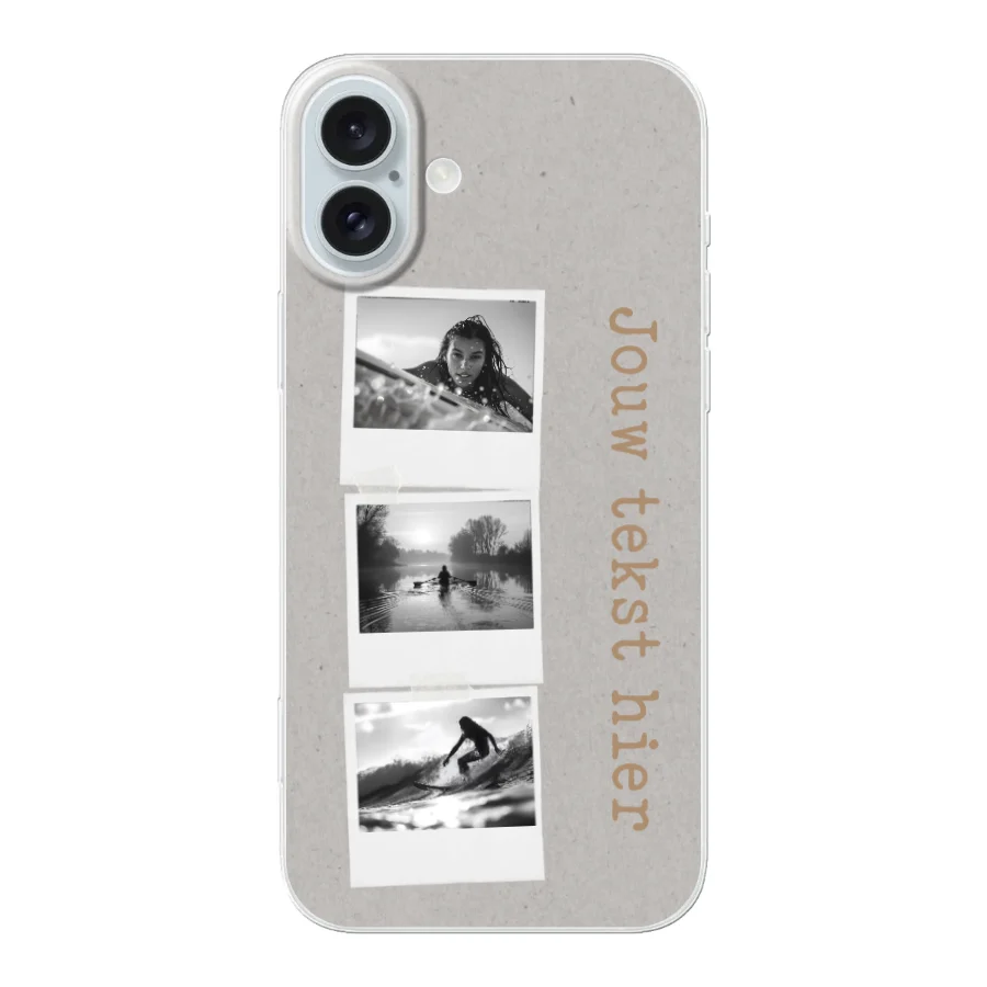 Filmrol °3 - Hoesje Maken - Soft hoesje - iPhone 16 Plus