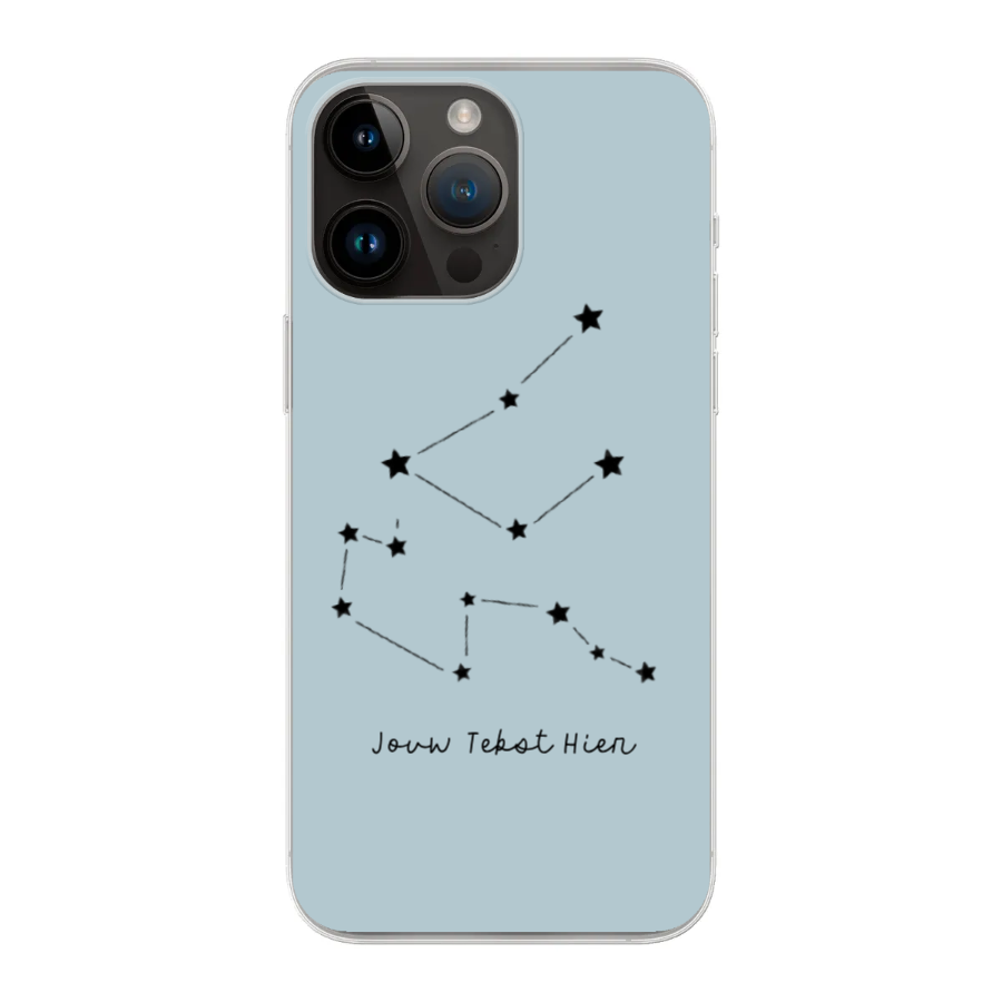 Horoscoop °1 - telefoonhoesje maken - Soft hoesje - iPhone 14 Pro Max