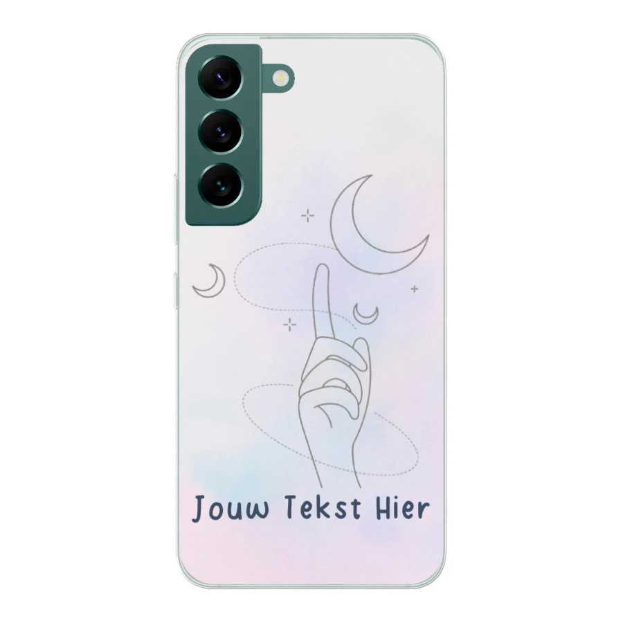 Sterren en Maan - Hoesje Maken - Soft Hoesje - Samsung S22
