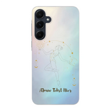 Sterren en Maan - Hoesje Maken - Soft Hoesje - Samsung A55