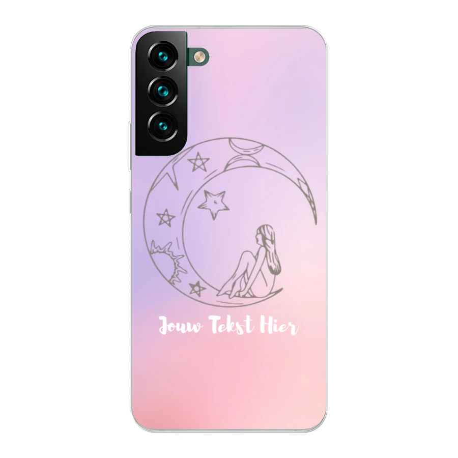 Sterren en Maan - Hoesje Maken - Soft Hoesje - Samsung S22 Plus